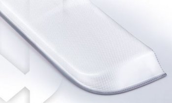 Универсальный дефлектор люка CA-Plastiс (1100 мм) Hyundai Solaris 1 седан RBr дорестайлинг (2010-2014)  (Шелкография белая)