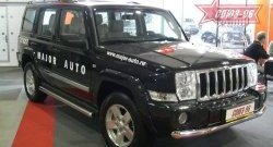 15 299 р. Защита переднего бампера одинарная Souz-96 (d76). Jeep Commander (2006-2010)  с доставкой в г. Калуга. Увеличить фотографию 2