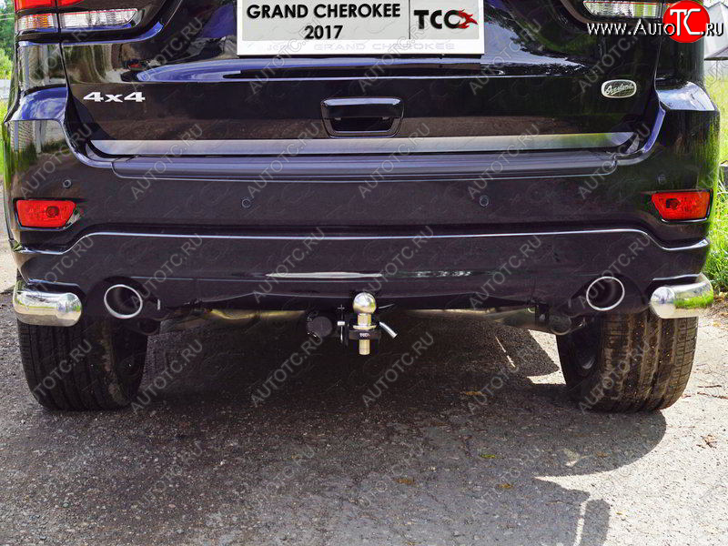 13 649 р. Фаркоп (тягово-сцепное устройство) TCC (усиленный)  Jeep Grand Cherokee  WK2 (2018-2024) (Оцинкованный, шар E)  с доставкой в г. Калуга