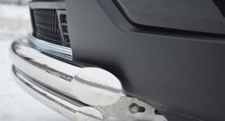 17 999 р. Защита переднего бампера (2 трубыØ76 и 42 мм, нержавейка) Russtal  Jeep Grand Cherokee  WK2 (2010-2013)  с доставкой в г. Калуга. Увеличить фотографию 3