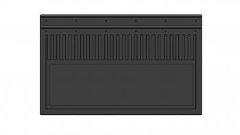 Комплект брызговиков (задние, 600x400 мм) Seintex КамАЗ 43255 рестайлинг (2010-2024)
