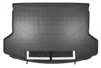 2 799 р. Коврик багажника Norplast (без сабвуфера)  KIA Seltos (2019-2024) (Черный, с погрузочным ковриком (фартуком))  с доставкой в г. Калуга. Увеличить фотографию 1