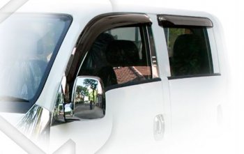 2 349 р. Дефлектора окон Double Cab CA-Plastiс  KIA Bongo  PU (2004-2012) (Classic полупрозрачный)  с доставкой в г. Калуга. Увеличить фотографию 1