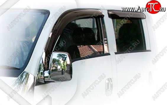 2 349 р. Дефлектора окон Double Cab CA-Plastiс  KIA Bongo  PU (2004-2012) (Classic полупрозрачный)  с доставкой в г. Калуга