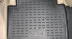 1 214 р. Коврики в салон Element 4 шт. (полиуретан) (АКПП)  KIA Carens  UN (2006-2013)  с доставкой в г. Калуга. Увеличить фотографию 4