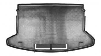 2 699 р. Коврик в багажник Norplast  KIA Ceed  3 CD (2018-2024) (Черный с фартуком)  с доставкой в г. Калуга. Увеличить фотографию 1