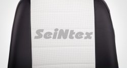 5 599 р. Чехлы для сидений SeiNtex (экокожа, белый цвет) KIA Ceed 1 ED рестайлинг, хэтчбэк 5 дв. (2010-2012)  с доставкой в г. Калуга. Увеличить фотографию 4