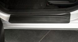 1 939 р. Накладки на порожки автомобиля RA KIA Cerato 4 BD дорестайлинг седан (2018-2021)  с доставкой в г. Калуга. Увеличить фотографию 1