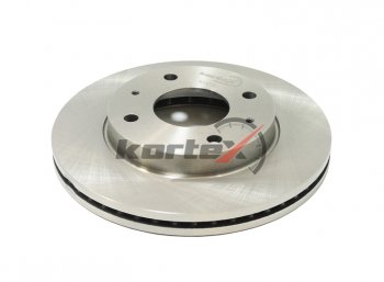 2 699 р. Передний тормозной диск KORTEX (Ø275 мм, вентилируемый).)  KIA Cerato  1 LD (2003-2008)  с доставкой в г. Калуга. Увеличить фотографию 1