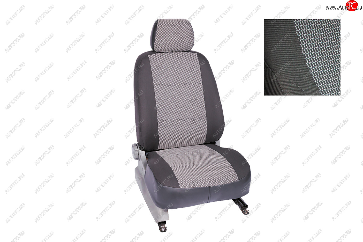 4 199 р. Чехлы для сидений Seintex (жаккард, 40/60, Airbag, подлокотники)  KIA Cerato  2 TD (2008-2013)  с доставкой в г. Калуга