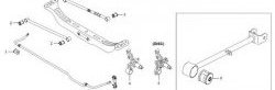 399 р. Полиуретановая втулка стабилизатора задней подвески Точка Опоры KIA Cerato 1 LD седан дорестайлинг (2003-2007)  с доставкой в г. Калуга. Увеличить фотографию 2