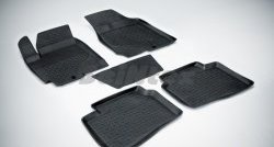 Износостойкие коврики в салон с высоким бортом SeiNtex Premium 4 шт. (резина) KIA Cerato 2 TD седан (2008-2013)