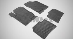 Износостойкие коврики в салон с рисунком Сетка SeiNtex Premium 4 шт. (резина) KIA (КИА) Magentis (Магентис) (2005-2010)