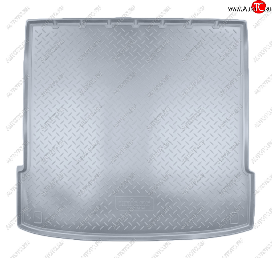 2 299 р. Коврик багажника Norplast Unidec (сложенный 3-й ряд)  KIA Mohave  HM (2008-2020) (Цвет: серый)  с доставкой в г. Калуга