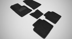 Износостойкие коврики в салон 3D KIA OPTIMA IV черные (компл) KIA (КИА) Optima (Оптима)  4 JF (2016-2023) 4 JF дорестайлинг седан, рестайлинг седан
