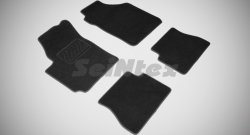 2 499 р. Износостойкие коврики в салон SeiNtex Premium LUX 4 шт. (ворсовые)  KIA Picanto  1 SA хэтчбэк 5 дв. (2003-2007)  с доставкой в г. Калуга. Увеличить фотографию 1