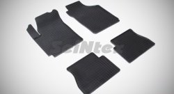 Износостойкие коврики в салон с рисунком Сетка SeiNtex Premium 4 шт. (резина) KIA Picanto 1 SA хэтчбэк 5 дв. дорестайлинг (2003-2007)