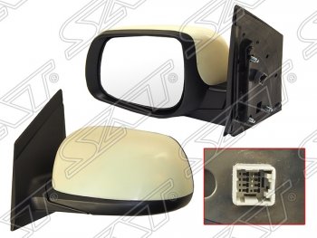 Боковое левое зеркало заднего вида SAT (указатель поворота, 5 контактов) KIA Picanto 2 TA хэтчбэк 5 дв. дорестайлинг (2011-2015)