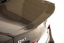 5 999 р. Лип спойлер BS  KIA Rio  3 QB (2011-2017) (Неокрашенный)  с доставкой в г. Калуга. Увеличить фотографию 1