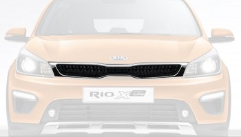 13 499 р. Решётка радиатора Оригинал  KIA Rio  X-line (2017-2021)  с доставкой в г. Калуга. Увеличить фотографию 1