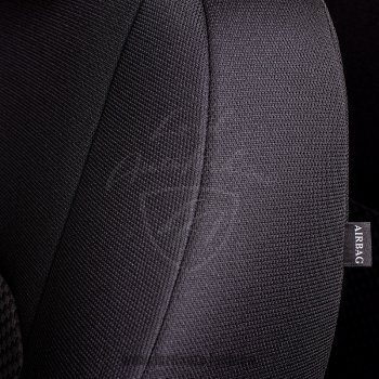 6 649 р. Чехлы для сидений Lord Autofashion Дублин (жаккард)  KIA Rio  3 QB (2011-2017) (Черный, вставка Сеул серый)  с доставкой в г. Калуга. Увеличить фотографию 4