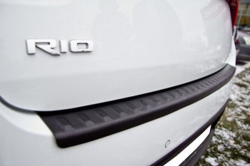 Защитная накладка заднего бампера Тюн-Авто KIA Rio 4 FB дорестайлинг седан (2016-2020)