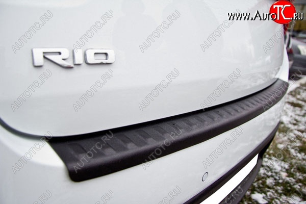 679 р. Защитная накладка заднего бампера Тюн-Авто KIA Rio 4 FB дорестайлинг седан (2016-2020)  с доставкой в г. Калуга