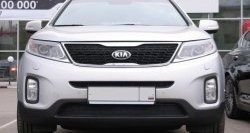 Сетка на бампер Novline KIA Sorento XM рестайлинг (2012-2015)