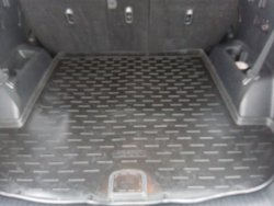 Коврик в багажник (7 мест со сложенным 3 рядом) Aileron KIA Sorento UM/Prime дорестайлинг (2014-2018)