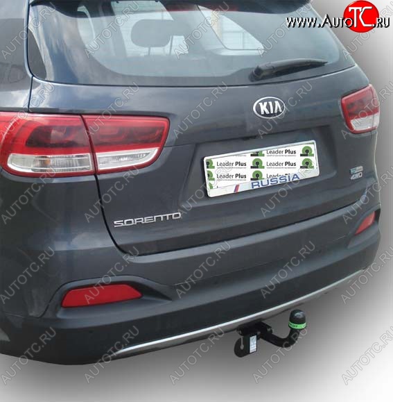 7 799 р. Фаркоп (дизель) Лидер Плюс.  KIA Sorento  UM/Prime (2014-2020) дорестайлинг, рестайлинг (Без электропакета)  с доставкой в г. Калуга