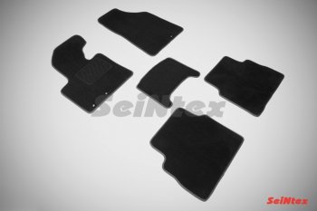 2 599 р. Комплект ворсовых ковриков в салон LUX Seintex  KIA Sorento  BL (2002-2010) (Чёрный)  с доставкой в г. Калуга. Увеличить фотографию 1