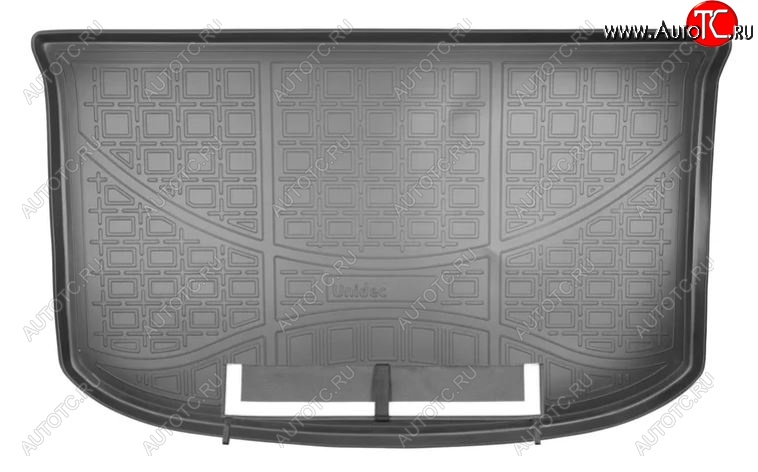 2 499 р. Коврик в багажник Norplast Unidec  KIA Soul  2 PS (2014-2019) (Черный с фартуком)  с доставкой в г. Калуга