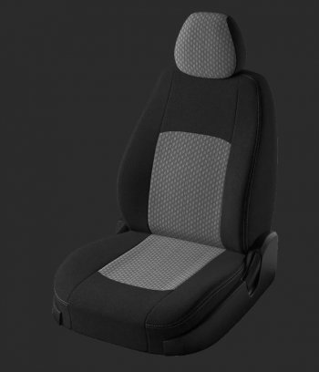 Чехлы для сидений Lord Autofashion Турин (жаккард, спинка 60/40, 3 П-образных подголовника) KIA Spectra (2000-2009)