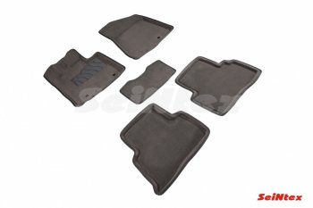 Комплект ворсовых 
 ковриков в салон Seintex (3D) KIA Sportage 4 QL дорестайлинг (2016-2018)