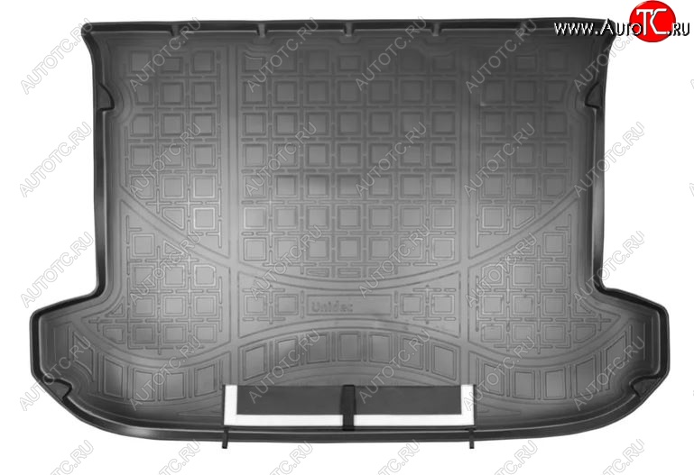 2 899 р. Коврик в багажник Norplast  KIA Sportage  4 QL (2016-2022) (Черный с фартуком)  с доставкой в г. Калуга