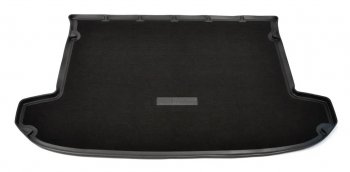 Комбинированый коврик с повышенной износостойкостью в багажник Unidec (полиуретан, текстиль) KIA (КИА) Sportage (Спортаж)  4 QL (2016-2022) 4 QL дорестайлинг, рестайлинг  (Черный)