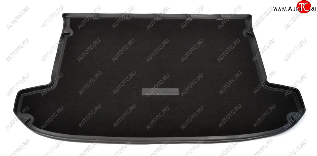 2 899 р. Комбинированый коврик с повышенной износостойкостью в багажник Unidec (полиуретан, текстиль)  KIA Sportage  4 QL (2016-2022) (Черный)  с доставкой в г. Калуга