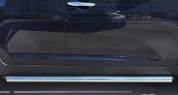 17 299 р. Защита порогов из круглой трубы диаметром 63 мм Russtal  KIA Sportage  3 SL (2010-2016) (Защита порогов с со скосами на торцах (вариант 1))  с доставкой в г. Калуга. Увеличить фотографию 5