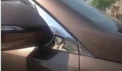 3 599 р. Накладки на основания зеркал СТ  KIA Sportage  3 SL (2010-2016) (Неокрашенные)  с доставкой в г. Калуга. Увеличить фотографию 1