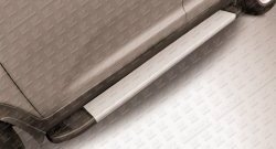 13 799 р. Алюминиевые пороги Slitkoff Optima Silver  KIA Sportage  3 SL (2010-2016)  с доставкой в г. Калуга. Увеличить фотографию 1