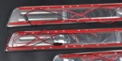 5 349 р. Накладки на порожки автомобиля СТ v3 KIA Sportage 3 SL дорестайлинг (2010-2014)  с доставкой в г. Калуга. Увеличить фотографию 2