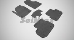 Износостойкие коврики в салон с высоким бортом SeiNtex Premium 4 шт. (резина) Land Rover Discovery Sport L550 дорестайлинг (2014-2019)