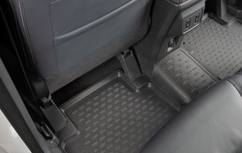 6 399 р. Комплект 3D ковриков салона TRIUMF  Land Rover Discovery Sport  L550 (2014-2019) (Черные)  с доставкой в г. Калуга. Увеличить фотографию 4
