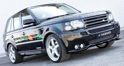 5 199 р. Пороги накладки HAMANN CONQUEROR I Land Rover Range Rover Sport 1 L320 дорестайлинг (2005-2009) (Неокрашенные)  с доставкой в г. Калуга. Увеличить фотографию 2