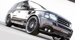 5 199 р. Пороги накладки HAMANN CONQUEROR I Land Rover Range Rover Sport 1 L320 дорестайлинг (2005-2009) (Неокрашенные)  с доставкой в г. Калуга. Увеличить фотографию 8