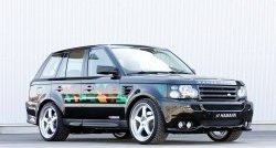 5 199 р. Пороги накладки HAMANN CONQUEROR I Land Rover Range Rover Sport 1 L320 дорестайлинг (2005-2009) (Неокрашенные)  с доставкой в г. Калуга. Увеличить фотографию 1