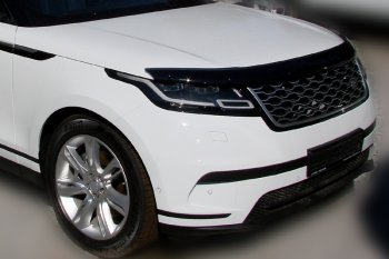 2 099 р. Дефлектор капота SIM  Land Rover Range Rover Velar  1 L560 (2017-2024)  с доставкой в г. Калуга. Увеличить фотографию 1