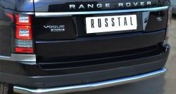 5 599 р. Одинарная защита заднего бампера из трубы диаметром 63 мм (Voque) Russtal Land Rover Range Rover 4 L405 дорестайлинг (2012-2017)  с доставкой в г. Калуга. Увеличить фотографию 2