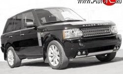 23 049 р. Накладка Verge на передний бампер Land Rover Range Rover 3 L322 дорестайлинг (2002-2006) (Неокрашенная)  с доставкой в г. Калуга. Увеличить фотографию 2