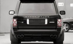 Накладка Verge на задний бампер Land Rover Range Rover 3 L322 дорестайлинг (2002-2006)